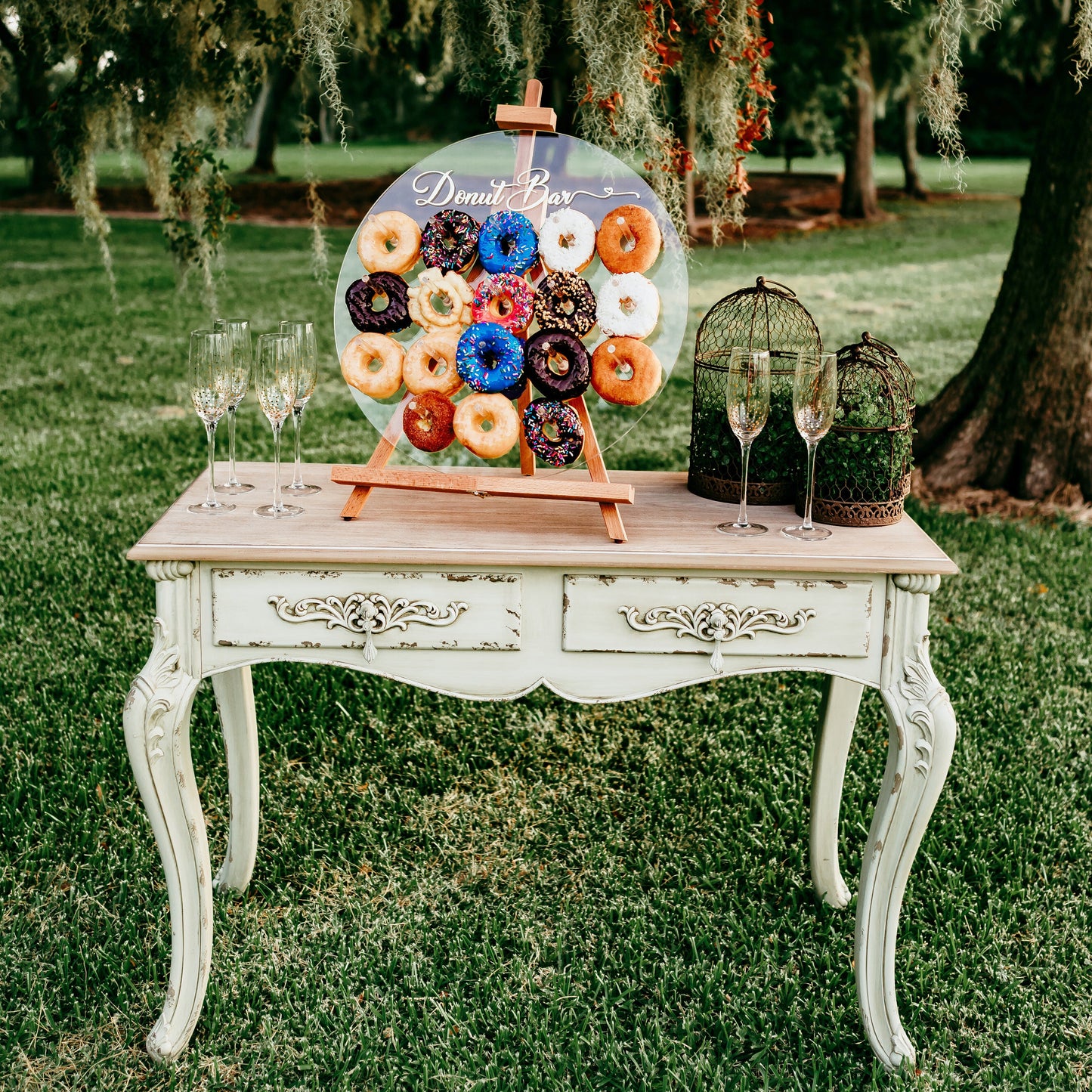 Donut Wall, Donut Stand, Wedding Donut Wall, Acrylic Donut display for Weddings, Bridal Showers, Birthdays