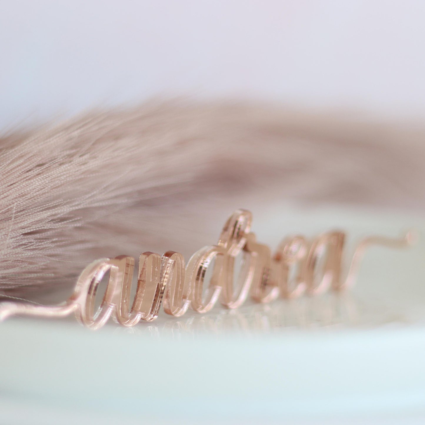 Custom Laser Cut Name Plate for Wedding, Personalized Acrylic Place Cards, Table Décor for Dinner Party, Wooden Place Tag