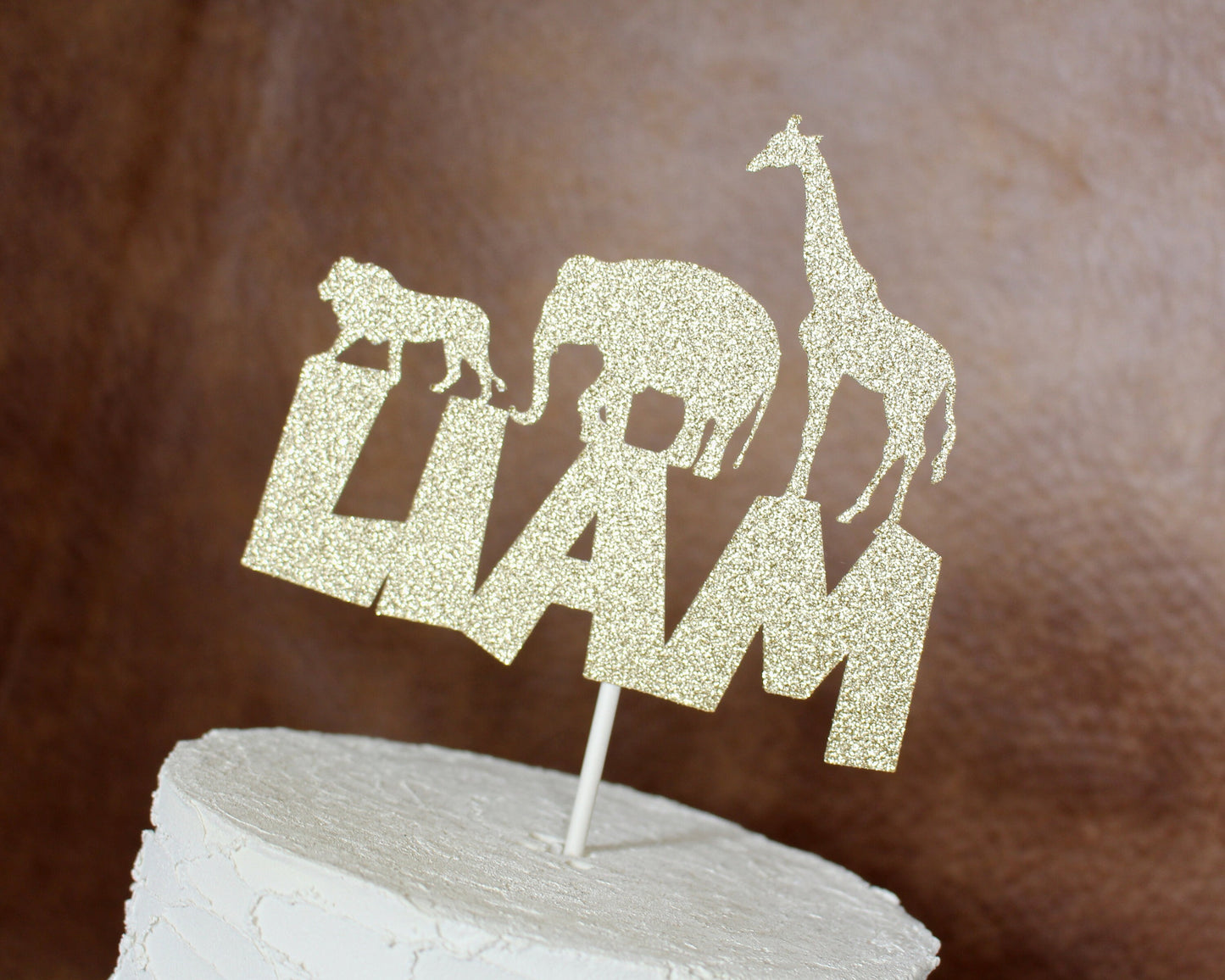 Jungle Safari Cake Topper, Safari Birthday, Jungle Safari Decoration, Custom Birthday Cake Topper