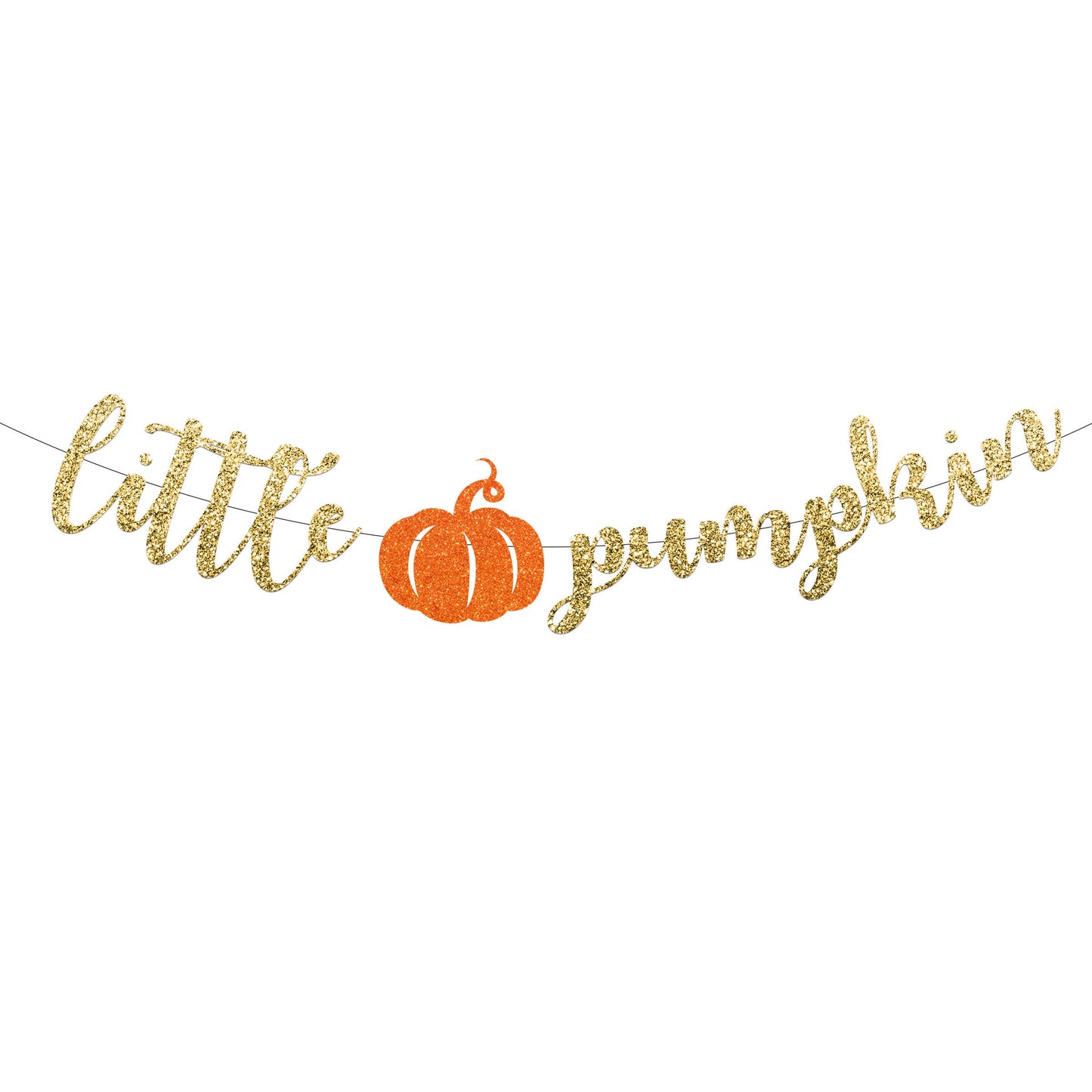 Little Pumpkin Banner - Perfect for Baby Showers & Birthdays - Fall-themed Baby Shower and Birthday Decorations