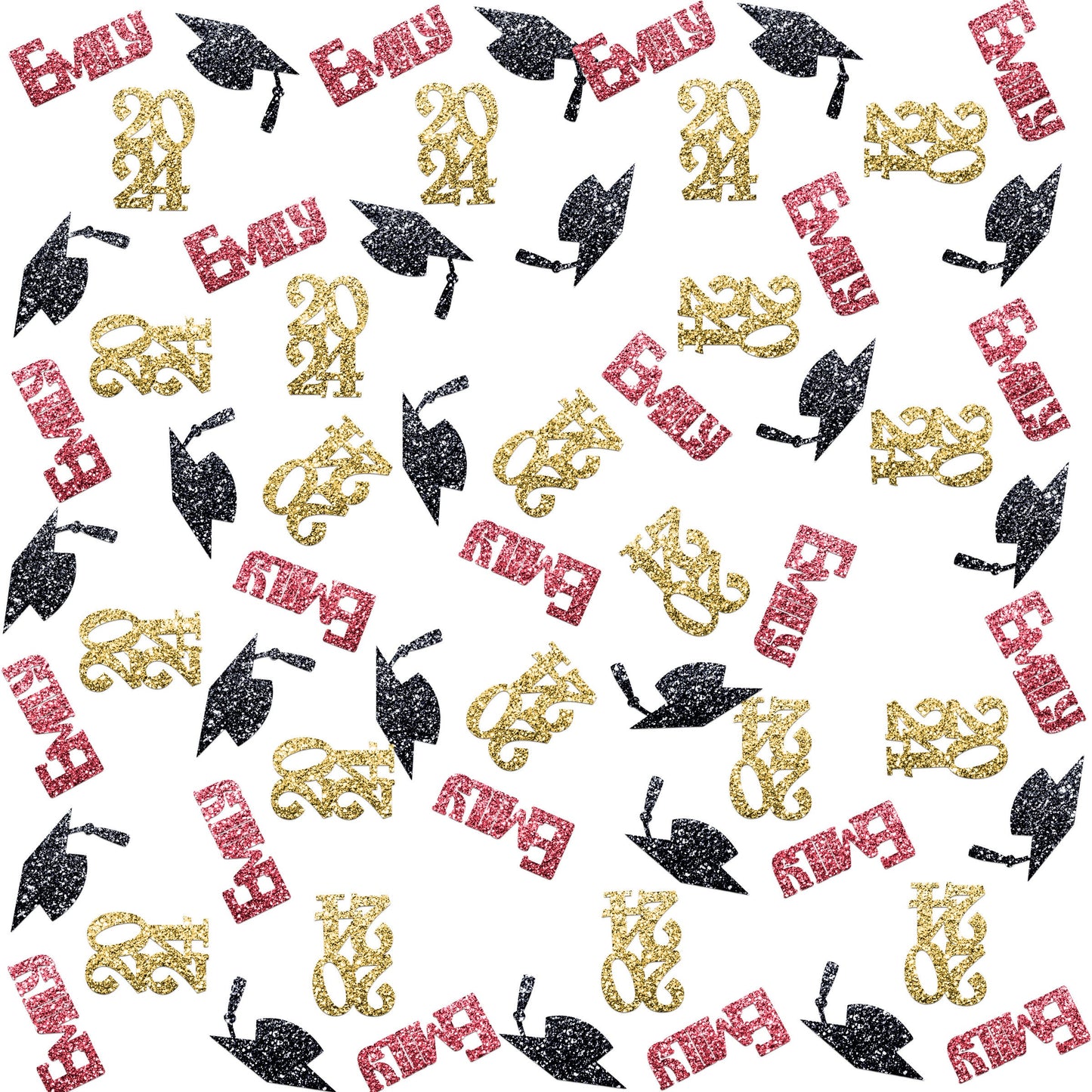 Class of 2024 Graduation Confetti - Custom Table Decorations, Personalized Grad Party Decor, 2024 Graduation Gift, 150 Pieces