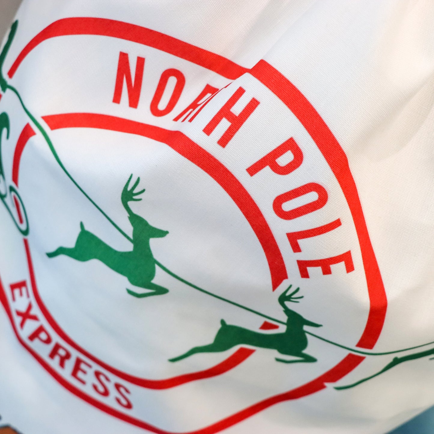 Custom Doodle Santa Sack Santa Sack, Christmas Sack, Santa Bag, Christmas Gift Bag, Personalized Christmas Sack, Christmas Gift