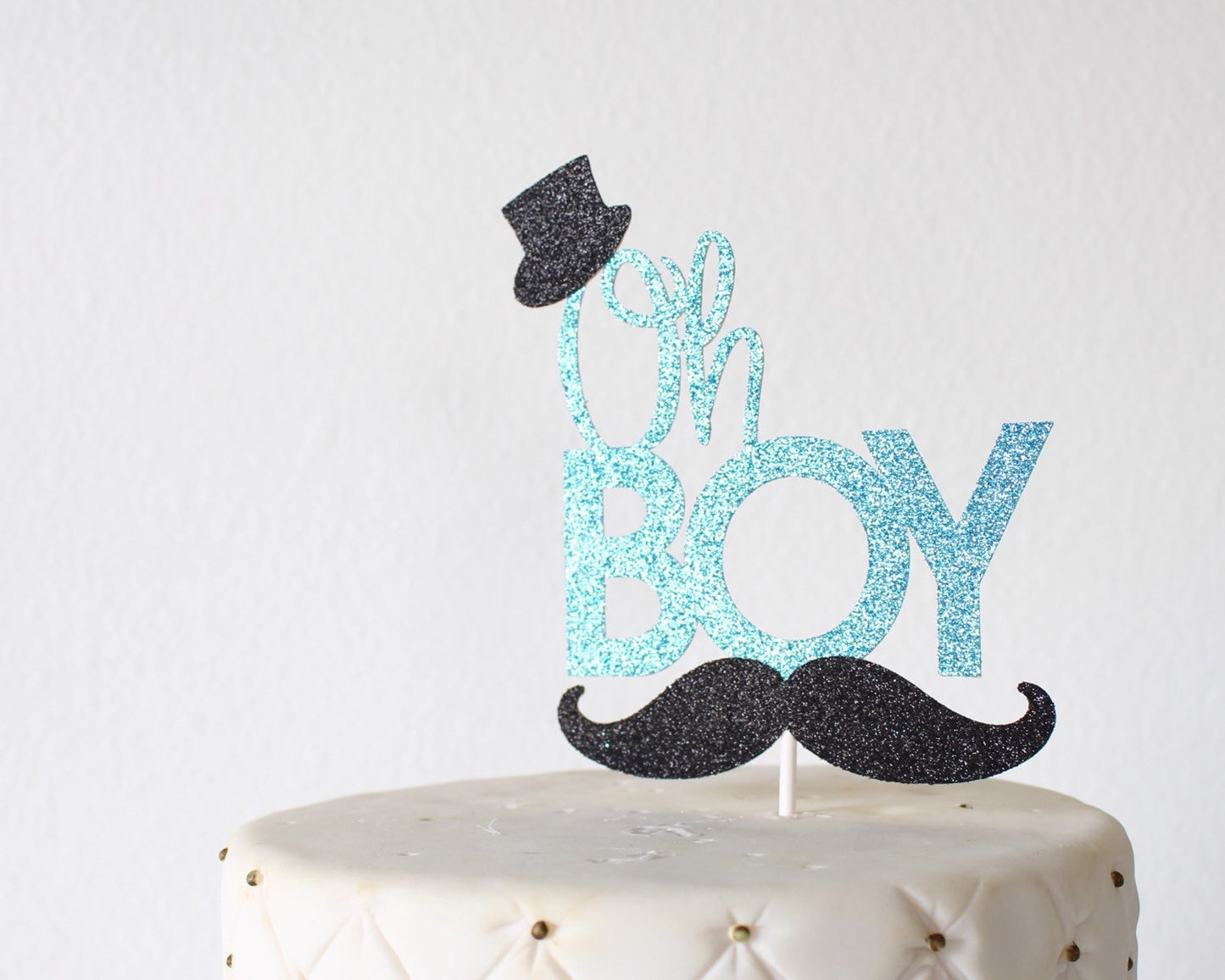 Oh Boy Cake Topper, Little Man Cake Topper, Little Man Baby Shower, Mustache Cake Topper, It's a Boy Cake Topper