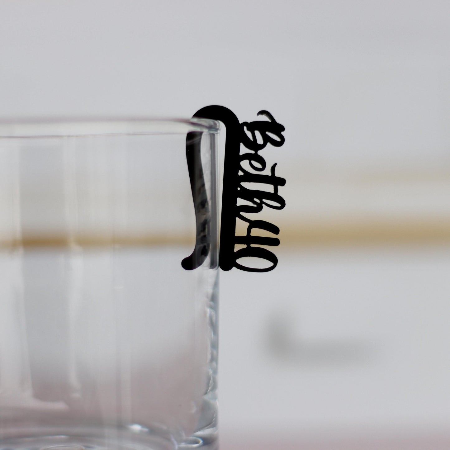 Personalized Drink Tags, Custom Whiskey, Shot, and Wine Glass Markers, Any Age Birthday Decorations, Acrylic Table Accents