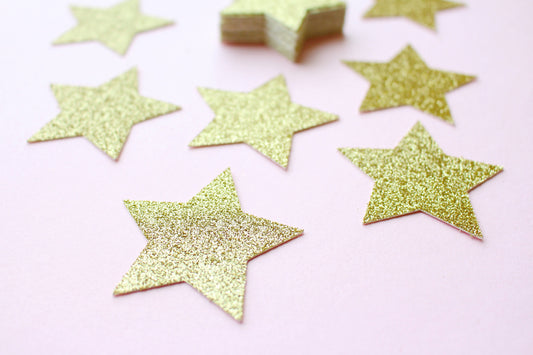 Twinkle Twinkle Little Star - Star Confetti - Gold Stars - Star Birthday  confetti - Confetti - Star Birthday - Star Baby Shower - XLARGE 3"