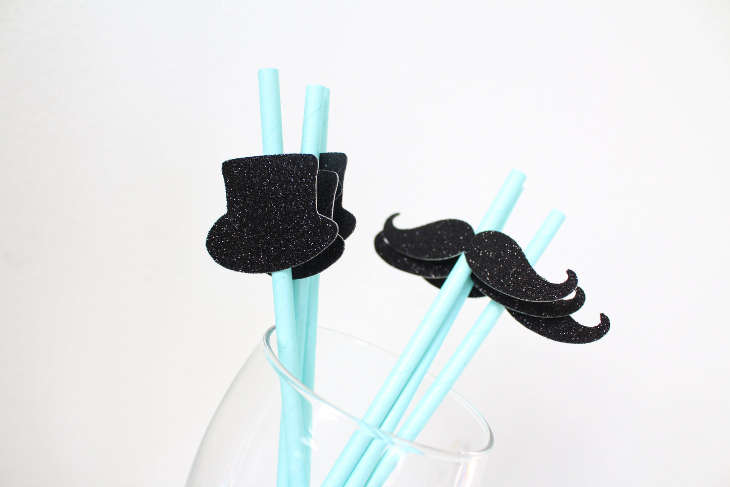 Little Man Party Straws - Little Man Party Decorations - Little Man Birthday - Little Man Baby Shower - Little Man - Mustache Party