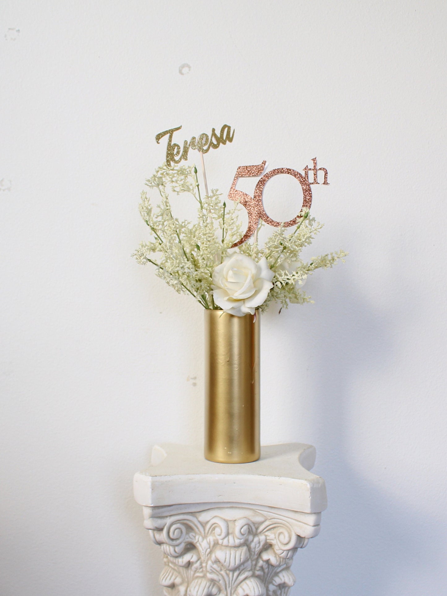 50th Birthday Centerpiece - 50th Birthday Decorations - 50th Birthday Party - 60th Birthday Centerpieces - 50th Anniversary Decorations