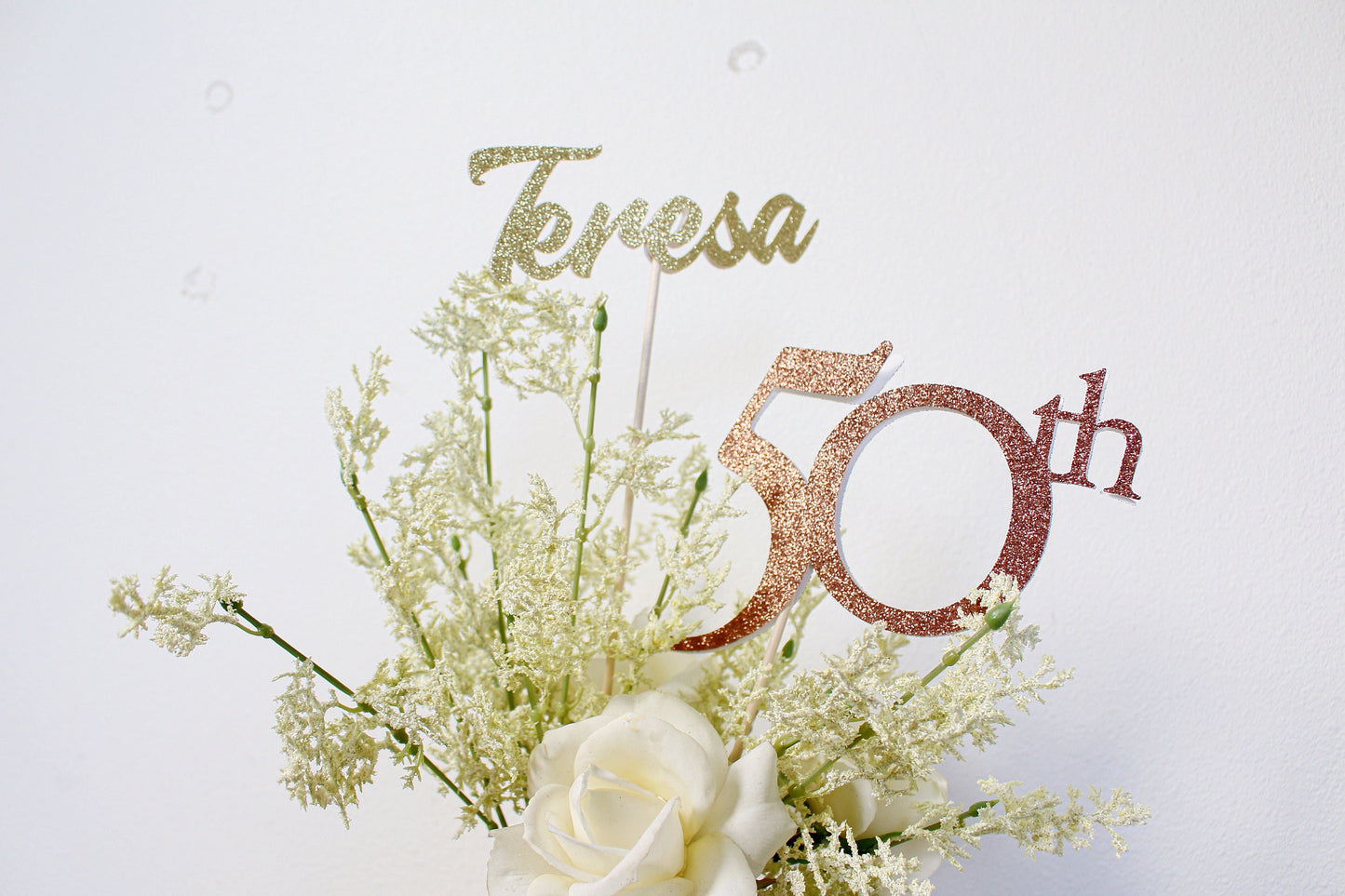 50th Birthday Centerpiece - 50th Birthday Decorations - 50th Birthday Party - 60th Birthday Centerpieces - 50th Anniversary Decorations