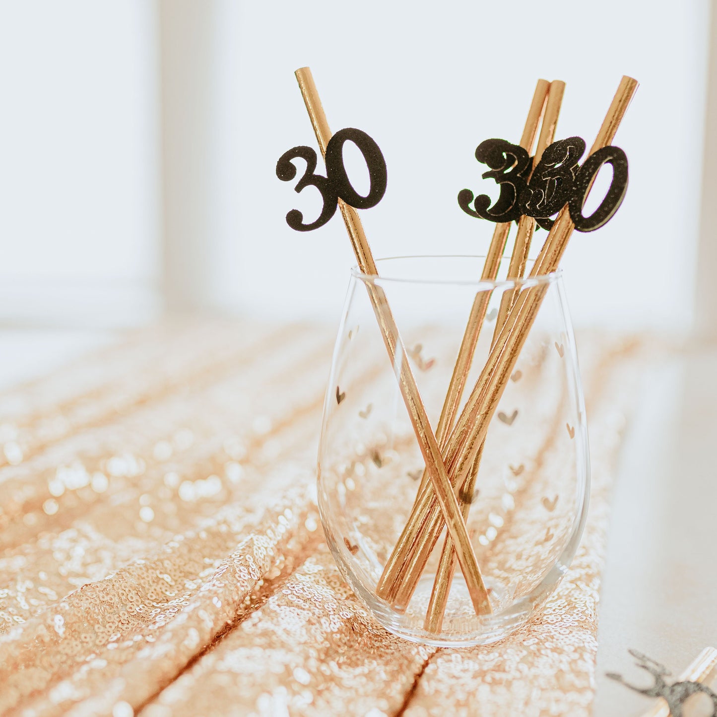 30th Birthday Party Straws, 30th Birthday for her, Dirty 30, 30Th Birthday Party, 30 Af, 30Th Party Supplies, Black and Gold 30th Birthday