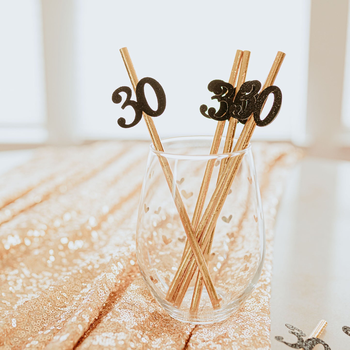 30th Birthday Party Straws, 30th Birthday for her, Dirty 30, 30Th Birthday Party, 30 Af, 30Th Party Supplies, Black and Gold 30th Birthday