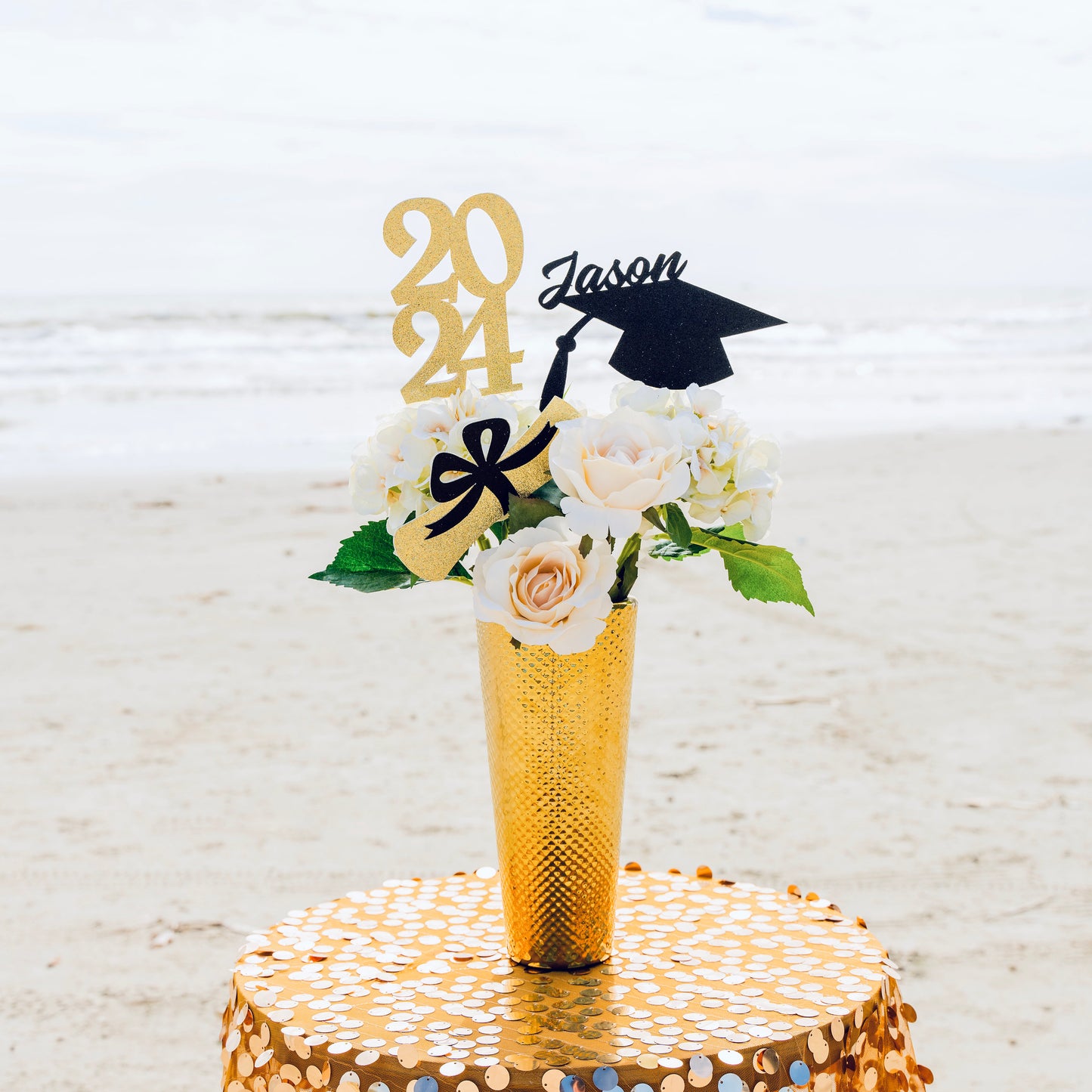 Graduation Centerpiece, Graduation Party Decorations, Class of 2024 Grad Centerpiece Sticks, Graduation Centerpiece 2024