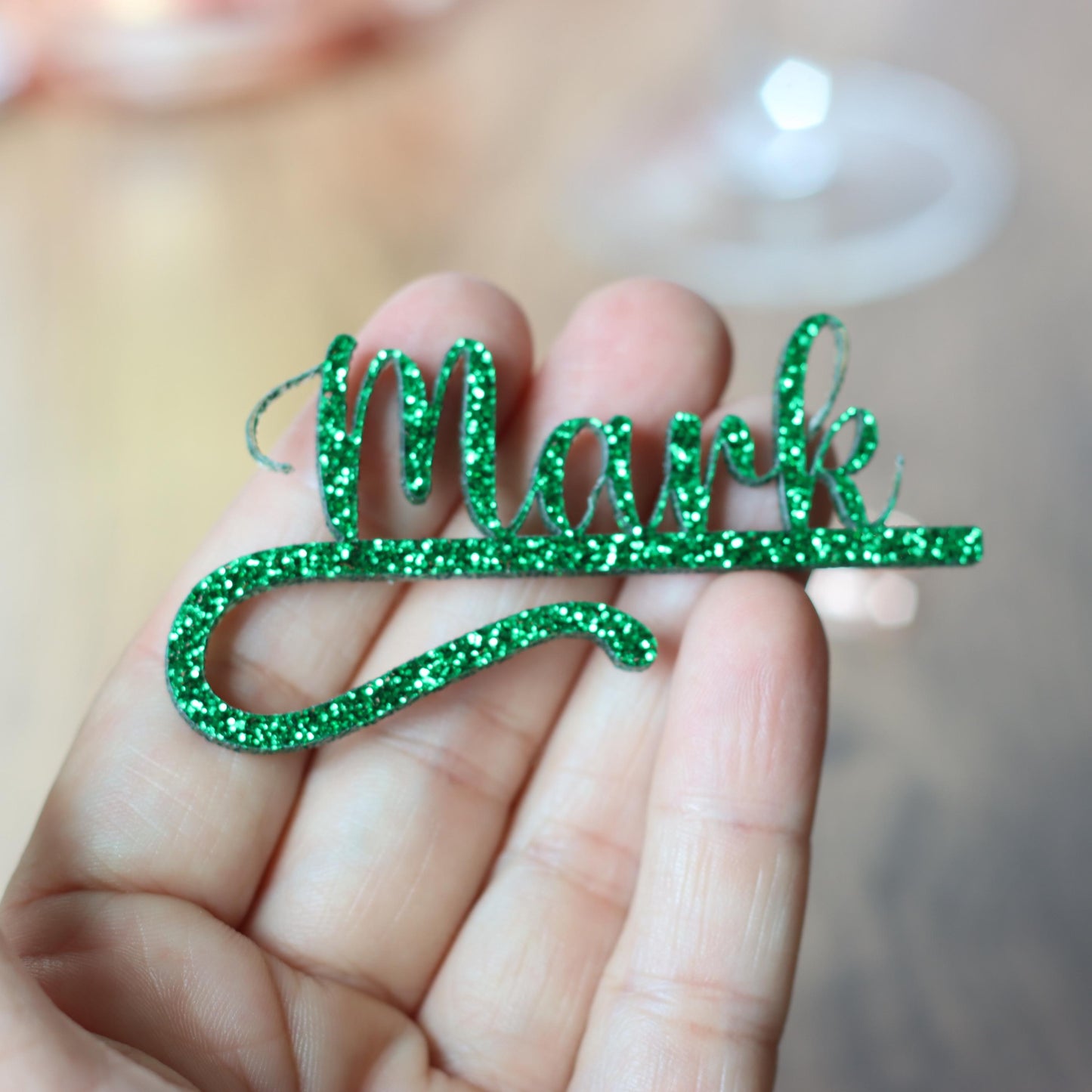 Personalized Wedding Wine Charm, Custom Glass Tag, Bride & Groom Drink Marker, Table Name Card, Champagne Flute Tag for Guests