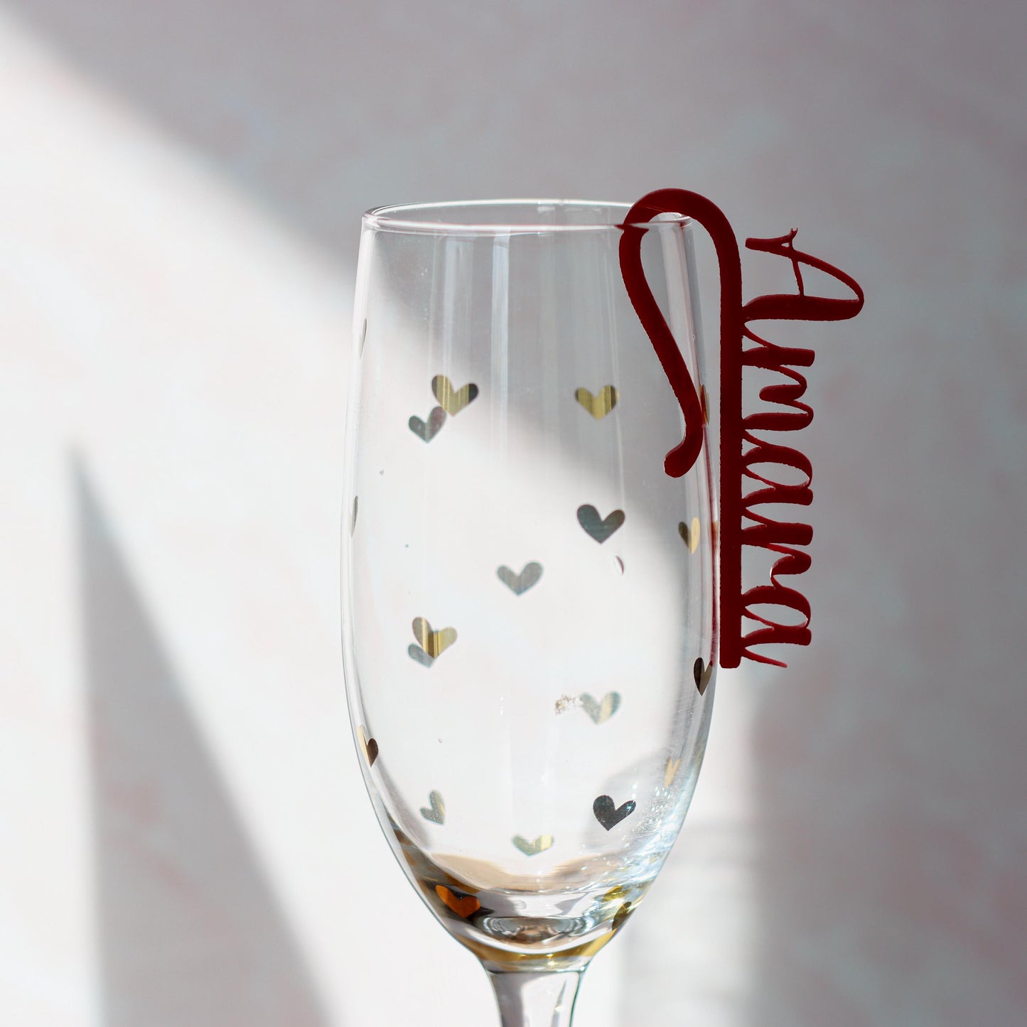Personalized Wedding Wine Charm, Custom Glass Tag, Bride & Groom Drink Marker, Table Name Card, Champagne Flute Tag for Guests