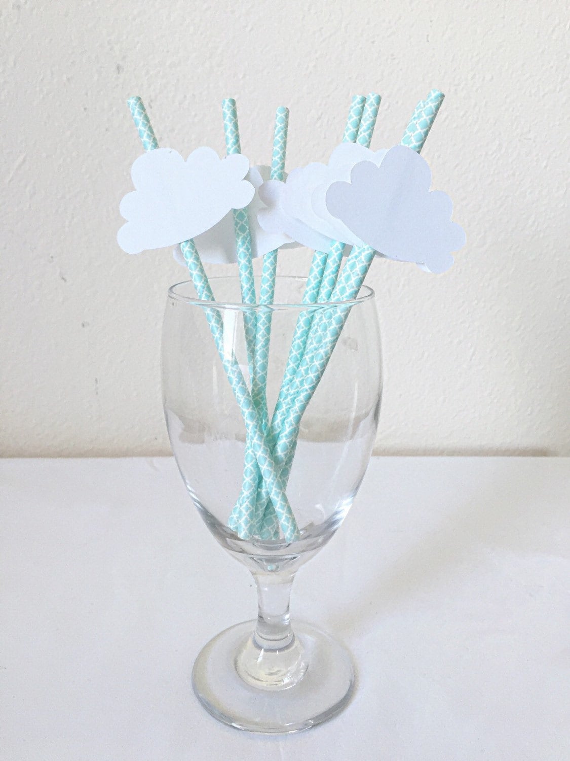 Up Up and Away Baby Shower - Party straws - Paper Straws - Hot Air Balloon Decorations - Rainy Day - Baby Shower Decorations