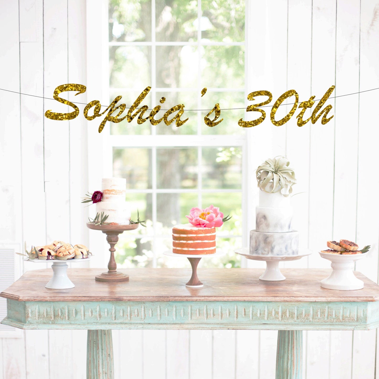 Custom 30th Birthday Banner