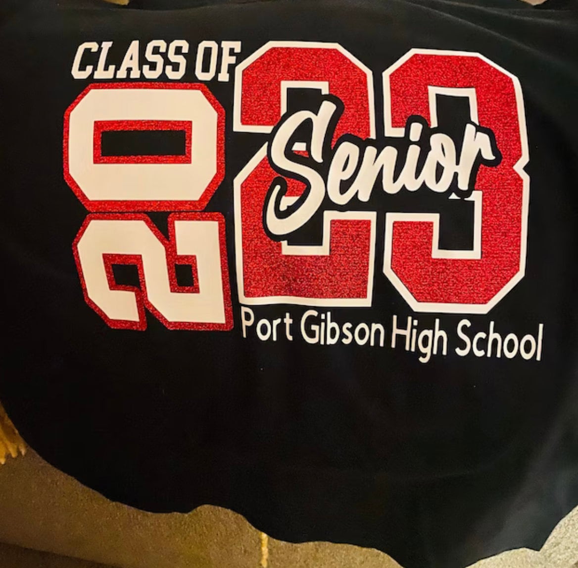 Custom High School Grad Class of 2024 Senior T-Shirt