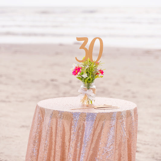 30th Birthday Centerpiece | Party Decorations