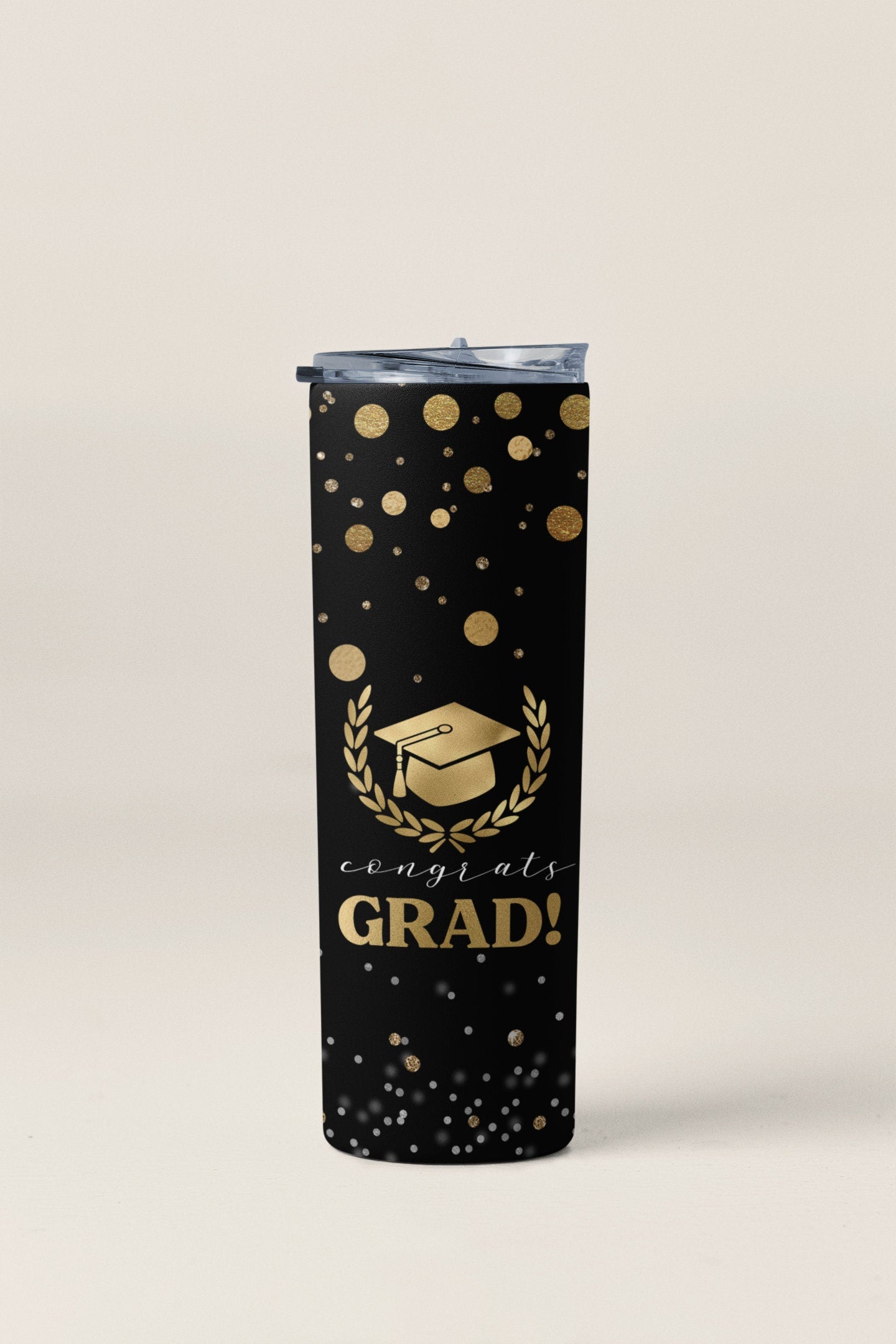 Class of 2024 Skinny Tumbler - Elegant Graduation Gift