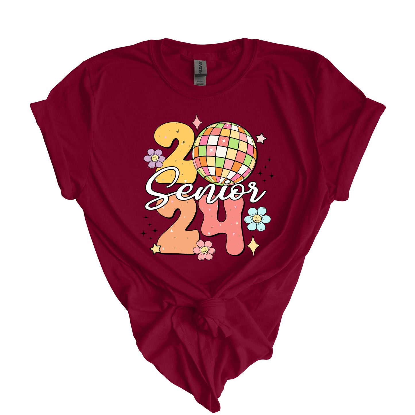 Class of 2024 Retro Disco T-Shirt - Personalized Vintage Grad Gift